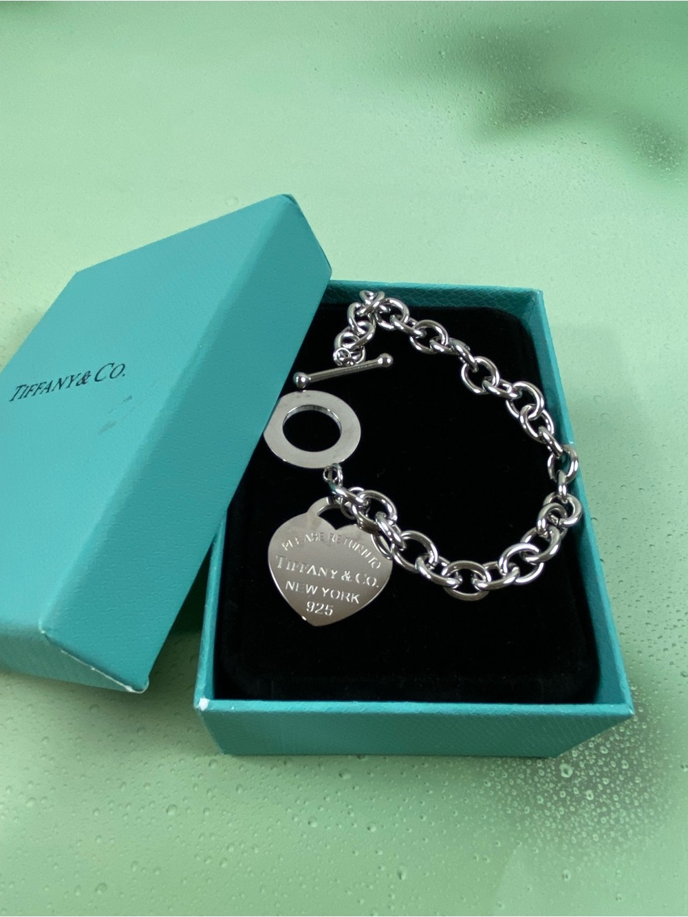 Tiffany & Co. Return to Tiffany Sterling Silver Toggle Heart Bracelet - Silver - Picture 2 of 5